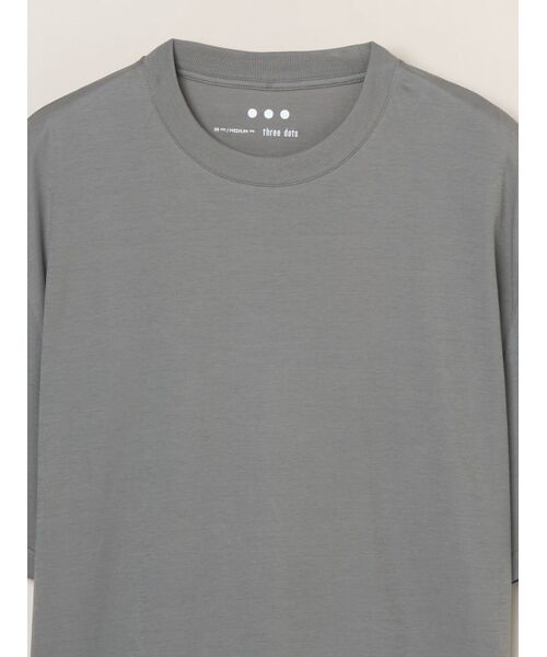 three dots / スリードッツ Tシャツ | Men's nasia interlock t-shirt | 詳細2