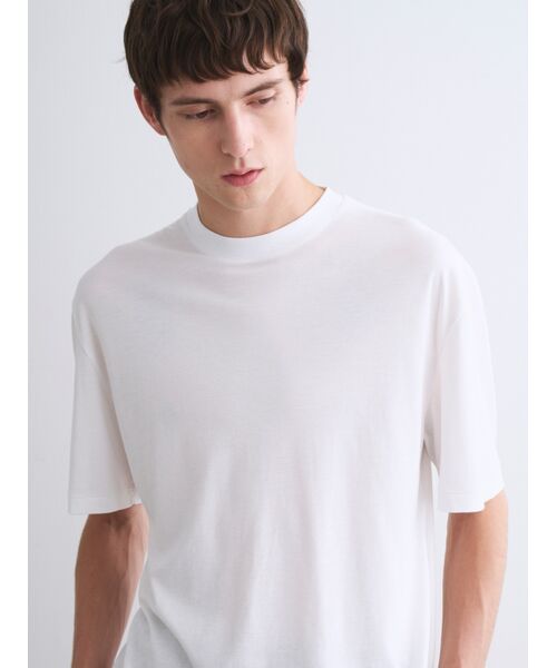 three dots / スリードッツ Tシャツ | Men's nasia interlock t-shirt | 詳細7