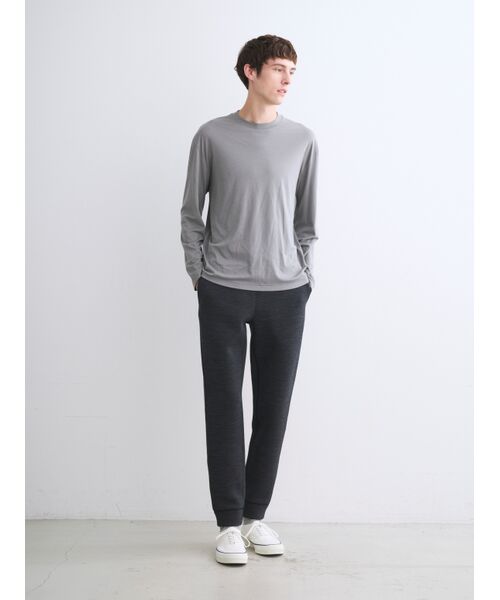 three dots / スリードッツ Tシャツ | Men's nasia interlock l/s t-shirt | 詳細9