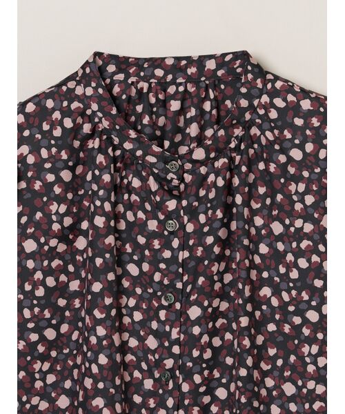 three dots / スリードッツ その他トップス | Silky twill tops | 詳細2