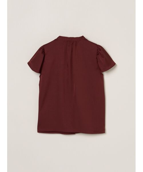 three dots / スリードッツ その他トップス | Silky twill tops | 詳細1