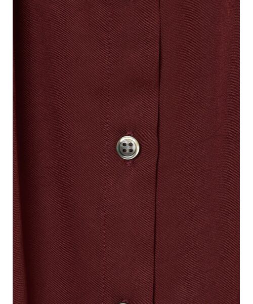 three dots / スリードッツ その他トップス | Silky twill tops | 詳細5