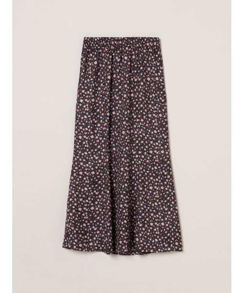 three dots / スリードッツ スカート | Silky twill nallow skirt | 詳細1