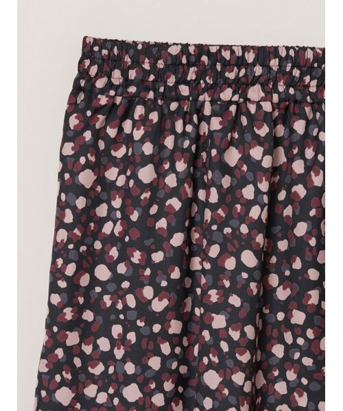 three dots / スリードッツ スカート | Silky twill nallow skirt | 詳細3