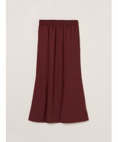 three dots / スリードッツ スカート | Silky twill nallow skirt
