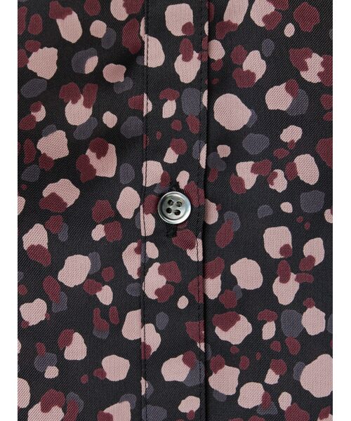 three dots / スリードッツ ドレス | Silky twill gather dress | 詳細5