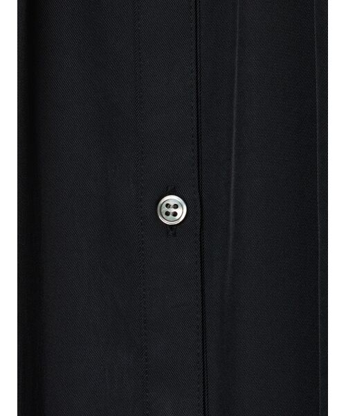 three dots / スリードッツ ドレス | Silky twill gather dress | 詳細4