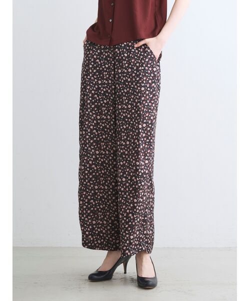 three dots / スリードッツ その他パンツ | Silky twill pants | 詳細6