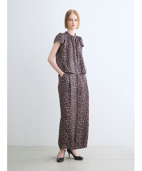 three dots / スリードッツ その他パンツ | Silky twill pants | 詳細7