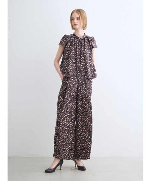 three dots / スリードッツ その他パンツ | Silky twill pants | 詳細8