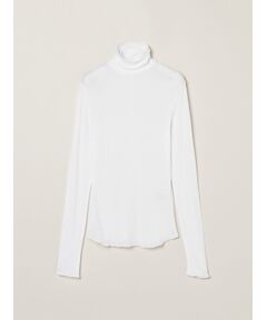 three dots / スリードッツ その他トップス | Soft see through turtle neck tee