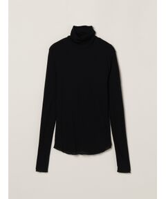 three dots / スリードッツ その他トップス | Soft see through turtle neck tee
