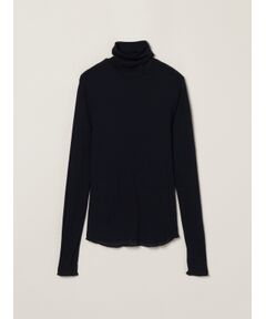 three dots / スリードッツ その他トップス | Soft see through turtle neck tee