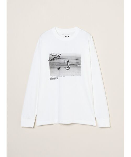 three dots/スリードッツ 【unisex】 Anniversarry long sleeve T W.DOG WALKING S three dots/スリードッツ 【unisex】 Anniversarry long sleeve T W.DOG WALKING S