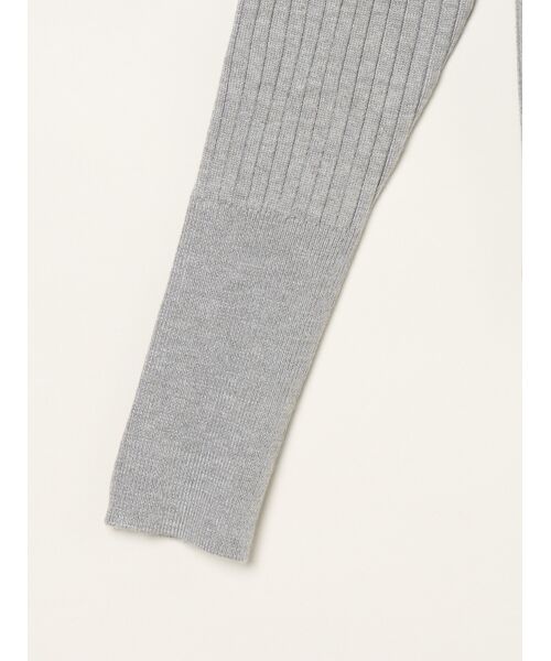 three dots / スリードッツ その他トップス | Basic sweater rib knit tee | 詳細3