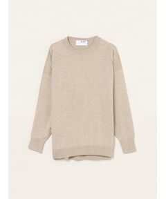 three dots / スリードッツ ニット・セーター | Lurex sweater loose pullover
