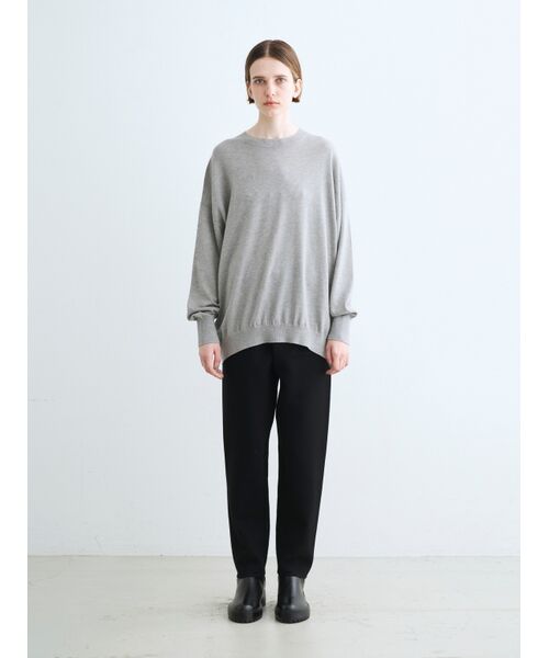 three dots / スリードッツ その他トップス | Lurex sweater loose pullover | 詳細10