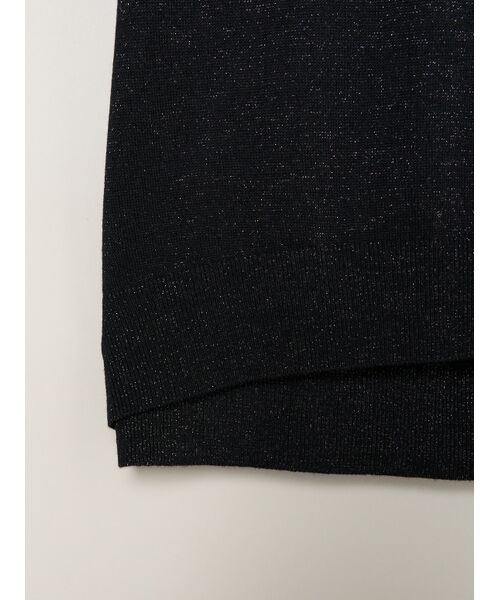 three dots / スリードッツ その他トップス | Lurex sweater loose pullover | 詳細4
