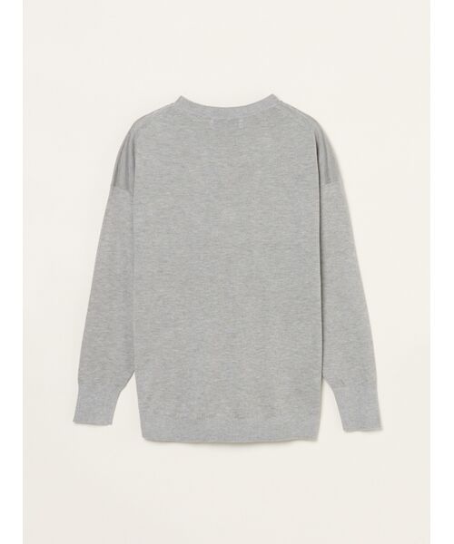 three dots / スリードッツ ニット・セーター | Basic sweater loose pullover | 詳細1