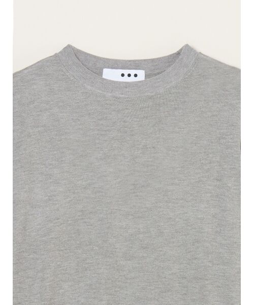 three dots / スリードッツ ニット・セーター | Basic sweater loose pullover | 詳細2