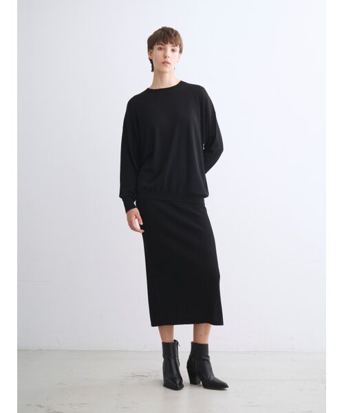 three dots / スリードッツ ニット・セーター | Basic sweater loose pullover | 詳細8