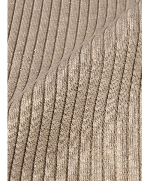 three dots / スリードッツ スカート | Lurex sweater rib skirt | 詳細5