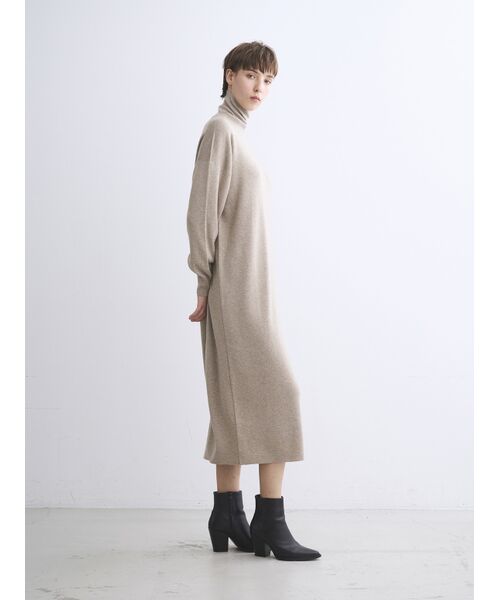 three dots / スリードッツ ニット・セーター | Lurex sweater dress | 詳細10