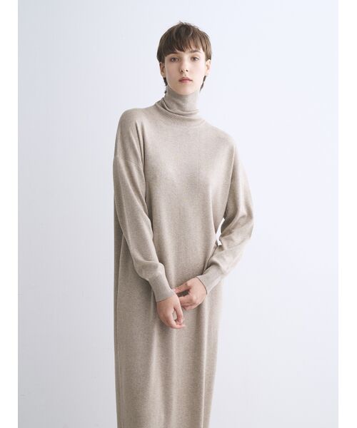 three dots / スリードッツ ニット・セーター | Lurex sweater dress | 詳細6