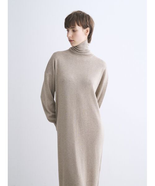 three dots / スリードッツ ニット・セーター | Lurex sweater dress | 詳細8