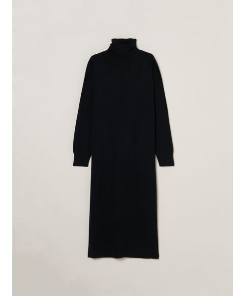 three dots/スリードッツ Basic sweater dress black S