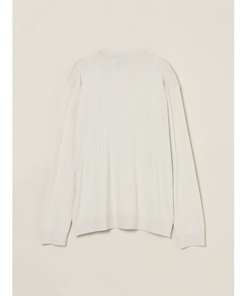 three dots / スリードッツ ニット・セーター | Men's cotton cashmere crew neck | 詳細1