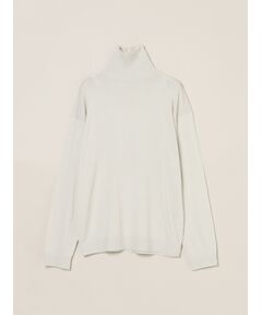 three dots / スリードッツ ニット・セーター | Men's cotton cashmere turtleneck