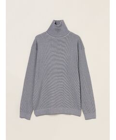 three dots / スリードッツ ニット・セーター | Men's cotton cashmere turtleneck
