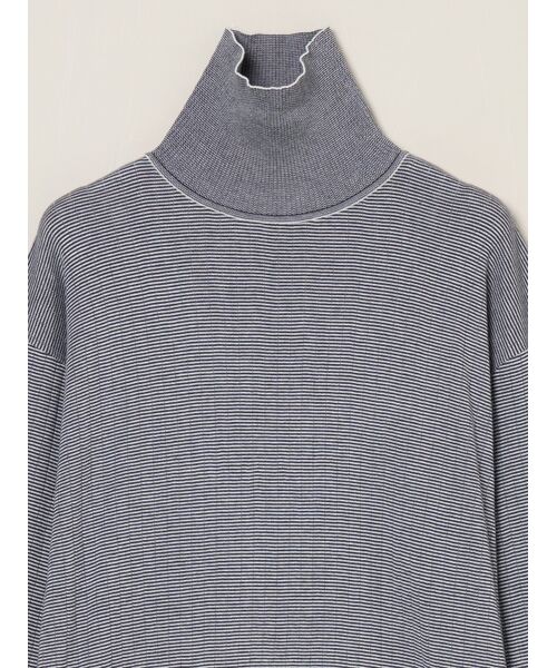 three dots / スリードッツ ニット・セーター | Men's cotton cashmere turtleneck | 詳細1