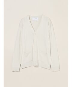 three dots / スリードッツ ニット・セーター | Men's cotton cashmere cardigan
