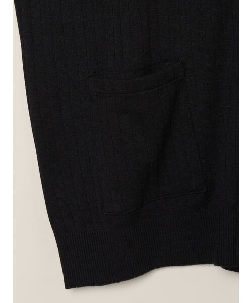 three dots / スリードッツ ニット・セーター | Men's cotton cashmere cardigan | 詳細4