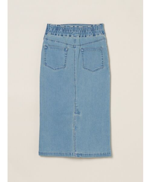 three dots / スリードッツ スカート | Denim streight skirt | 詳細1