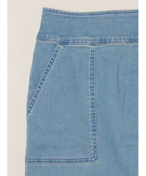 three dots / スリードッツ スカート | Denim streight skirt | 詳細3