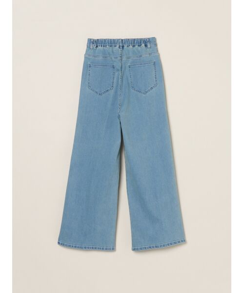 three dots / スリードッツ その他パンツ | Denim center marked baggy pants | 詳細1