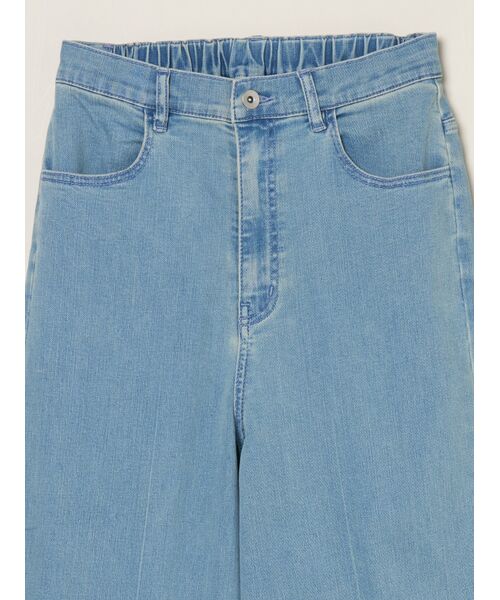 three dots / スリードッツ その他パンツ | Denim center marked baggy pants | 詳細2