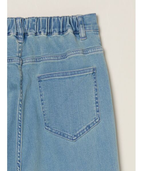 three dots / スリードッツ その他パンツ | Denim center marked baggy pants | 詳細3