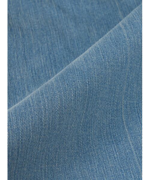 three dots / スリードッツ その他パンツ | Denim center marked baggy pants | 詳細5