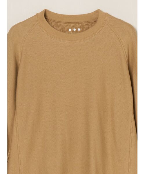 three dots / スリードッツ その他トップス | Men's herringbone terry sweat | 詳細2