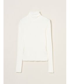 three dots / スリードッツ ニット・セーター | Silk cashmere tee turtle neck