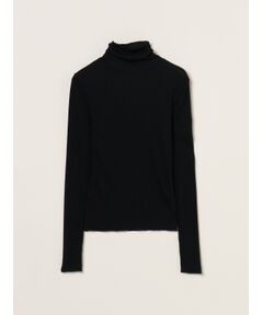 three dots / スリードッツ ニット・セーター | Silk cashmere tee turtle neck