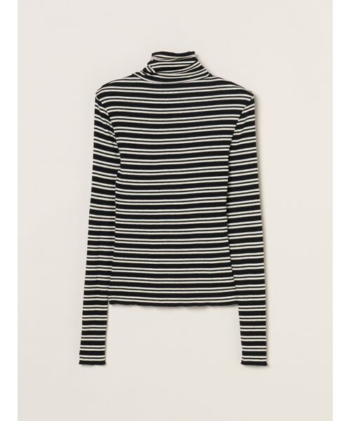 three dots / スリードッツ ニット・セーター | Silk cashmere tee turtle neck | 詳細1