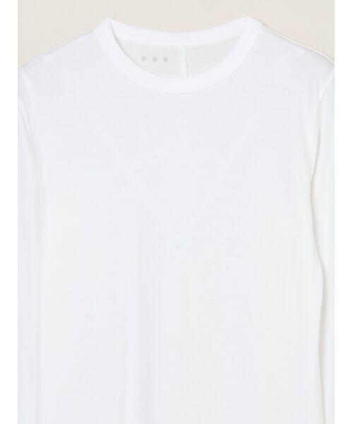 three dots / スリードッツ Tシャツ | Nasia interlock l/s tee | 詳細2