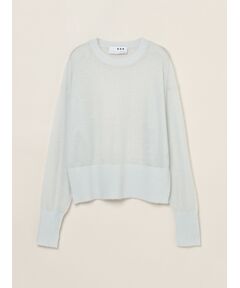 three dots / スリードッツ ニット・セーター | Super kid mohair mix top