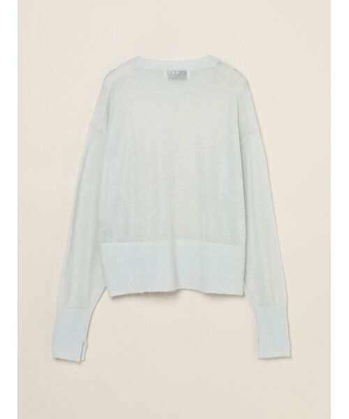 three dots / スリードッツ ニット・セーター | Super kid mohair mix top | 詳細1