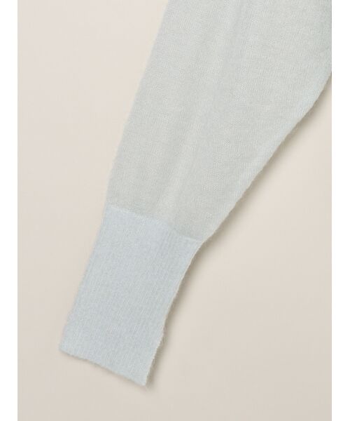 three dots / スリードッツ ニット・セーター | Super kid mohair mix top | 詳細3